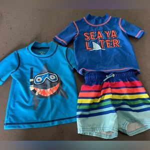 Carter's/Cat & Jack Toddler Swim Bundle